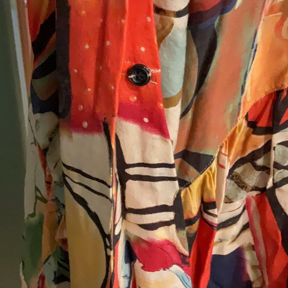 Colorful Abstract Print Dress - Picture 5 of 5